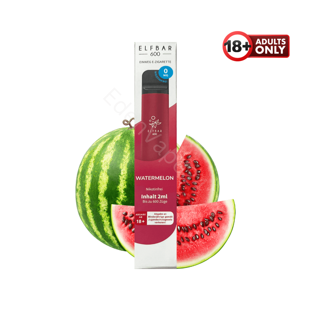 Elfbar 600 - Watermelon - Nikotinfrei - EdenVape24